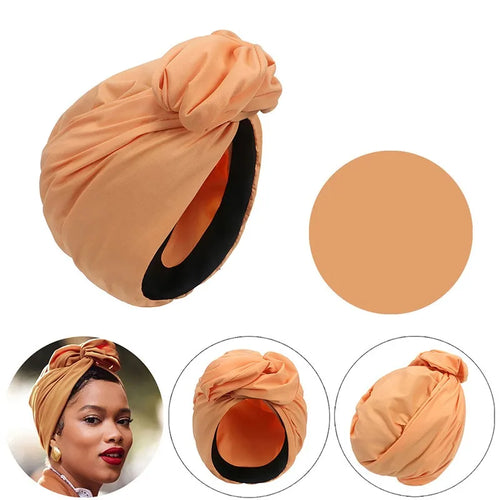 French Vintage Turban Hat Fashion Female Bandana Headband Women's Hair