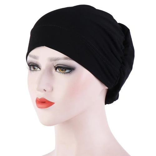 French Vintage Turban Hat Fashion Female Bandana Headband Women's Hair